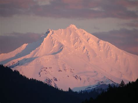 Mt Jefferson Oregon Cascades Natural Landmarks Cascade Ocean Beach