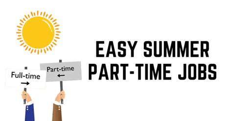 Best Easy Summer Part Time Jobs For Boosting Income In 2023