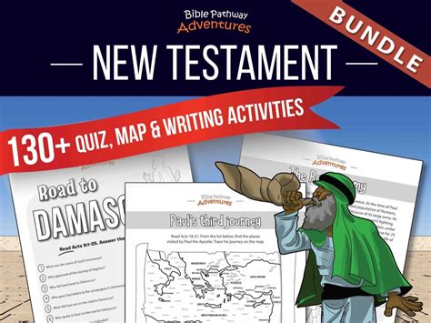 130 New Testament Quizzes And Activities Activity Book Bundle