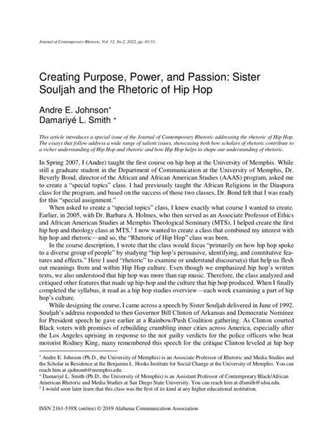 Pdf Creating Purpose Power And Passion Sister Souljah And The