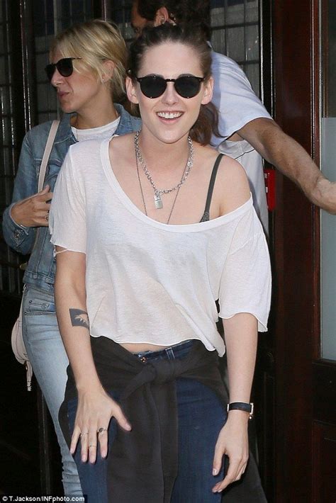 Upbeat Kristen Stewart Flashed A Rare Smile As She Left Her Hotel And Headed To Dinner In
