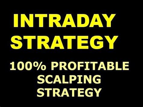 The martingale strategy is also a great job for online profitting workers who are new to a for the online. INTRADAY STRATEGY || 100% PROFITABLE STRATEGY || SCALPING ...