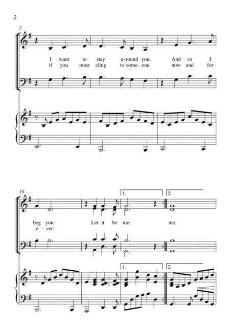Let It Be Me By The Everly Brothers Digital Sheet Music For Octavo