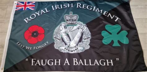 Royal Irish Regiment 5ft By 3ft Flagbritishorange Orderarmyloyalist