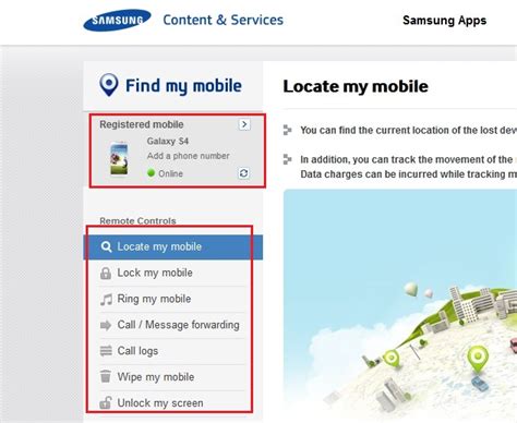 Use Samsung Find My Mobile App To Track Lost Galaxy Android Mobile