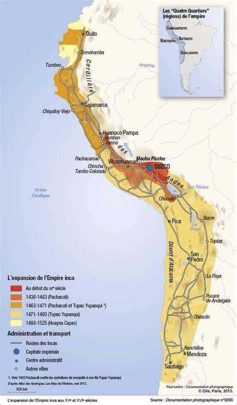 The Expansion Of The Inca Empire Between The 15th And 16th Centuries