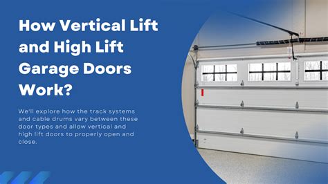 5 Things To Know About Installing A Safe Garage Door Master Lift