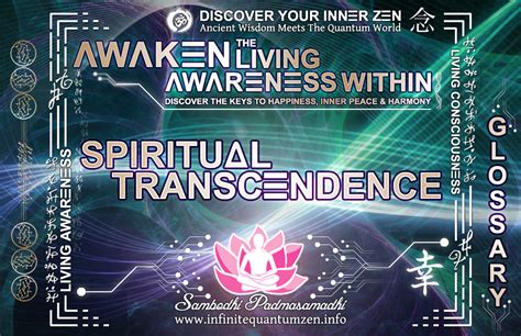 Spiritual Transcendence Awaken The Living Awareness Within Infinite