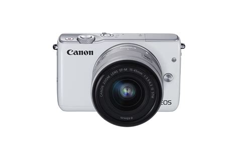 Canon Eos M10 18 Megapixel Mirrorless Camera With Lens 15 Mm 45 Mm