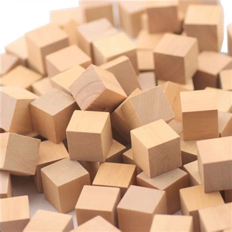 Wooden Cubes 2cm Perfect Wood Blocks For Baby Blocks Baby Wood Cube
