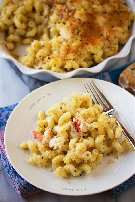 Lobster And Shrimp Mac N Cheese Table For Two