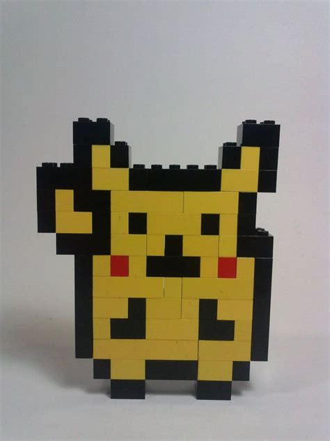 Diy Puzzle Kit For Him And Collectors Pikachu Pixel Art Mosaic Painting