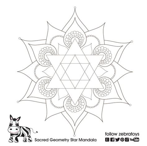 Star Of David Sacred Geometry Symbol Mandala Healing Etsy