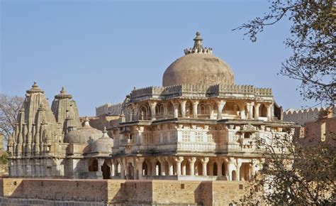 Architecture Hindu Jain Temples Kumbhalghar Fort Stock Image Image Of