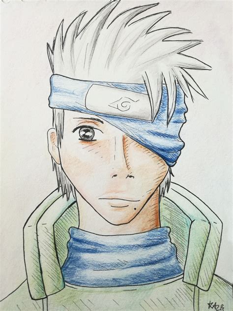 Kakashi Unmasked Fanart By Kazemitsuki On Newgrounds