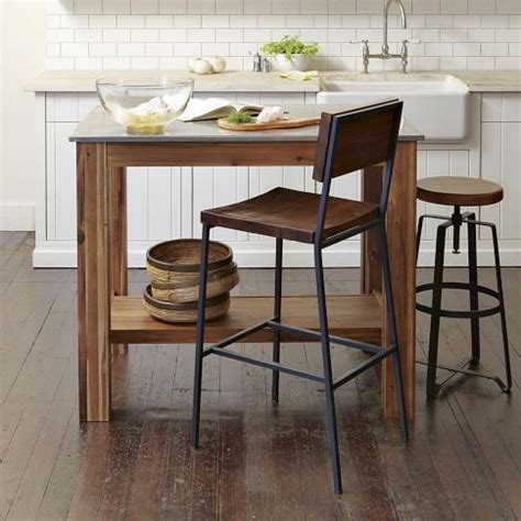 Choose traditional, modern designs or impressive executive desks. Rustin Kitchen Island: acacia wood frame, stainless steel ...