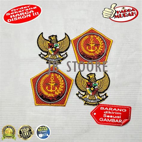 Logo Bordir Mabes Tni Badge Mabes Tni Bordir Lambang Bordir Mabes