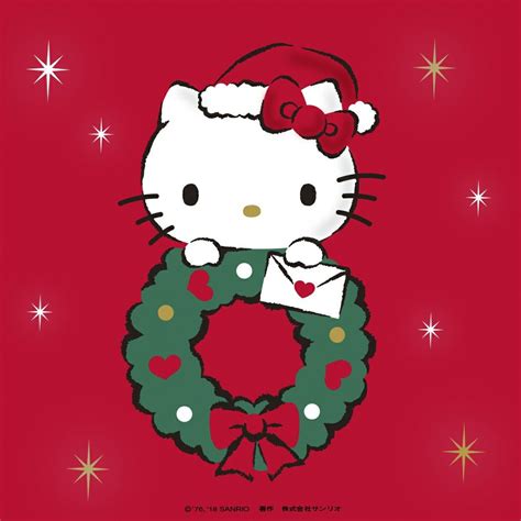 Merry Christmas Hello Kitty Christmas Tree Cartoon Christmas Tree