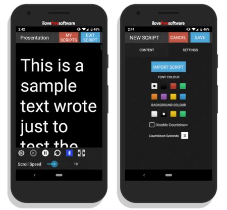 2.7 (3 votes) a free program for windows‚ by zeemish. 5 Free Teleprompter Apps for Android