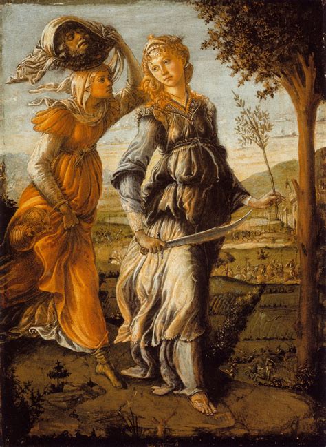 Sandro Botticelli 1445 1510 The Return Of Judith To Bethulia Galleria Degli Uffizi