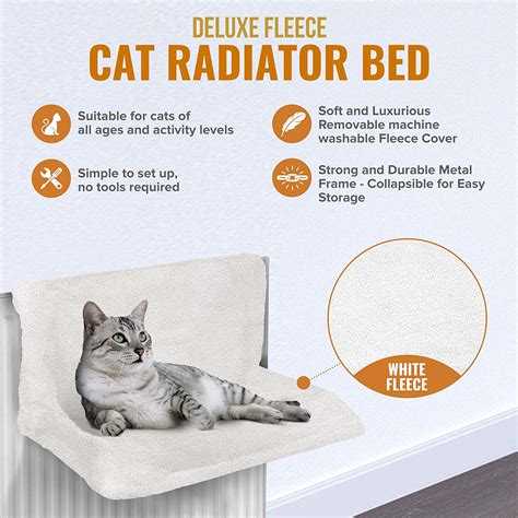 Petlicity Warm And Cosy Pet Cat And Dog Radiator Bed Fleece Bigamart