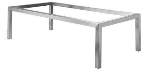 Studio Table Frame Stainless Steel Nz Made Titan Furniture