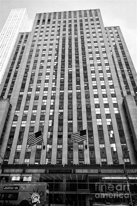 Simon And Schuster Building Rockefeller Center New York City Usa