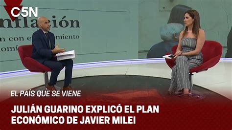 ¿cómo será el plan econÓmico de milei anÁlisis de juliÁn guarino youtube