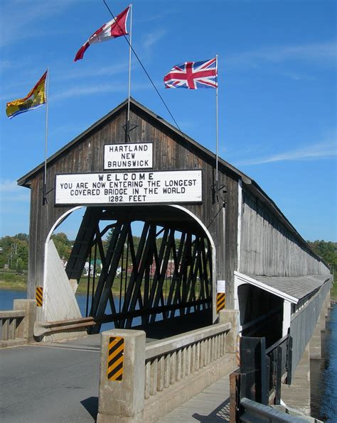 Marvelous Canada Covered Bridges New Brunswick Bridge