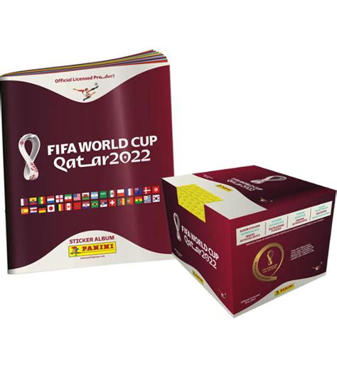 Panini World Cup 2022 Qatar Stickers Album Box With 100 Packets