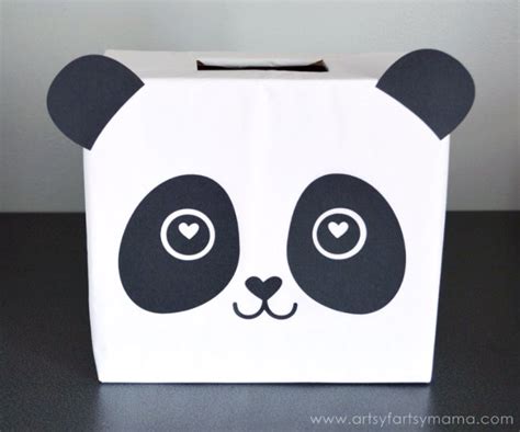 Panda Valentine Card Box Valentine Card Box Girls Valentines Boxes