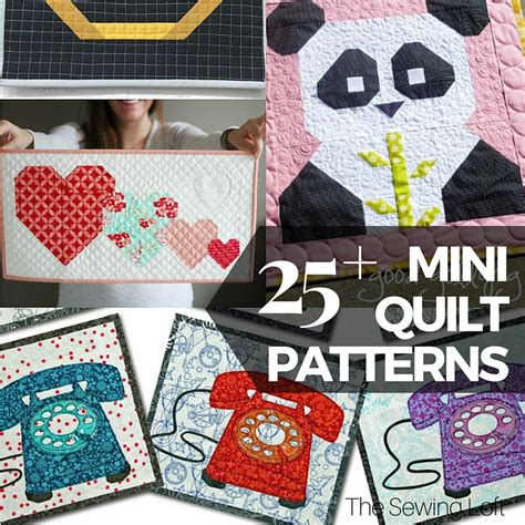 25 Free Mini Quilt Patterns The Sewing Loft