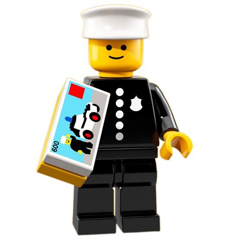 Lego Minifig Collectible Minifigures Series 18 Police Officer 71021