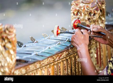 Traditional Balinese Music Instrument Gamelan Stock Photo Alamy