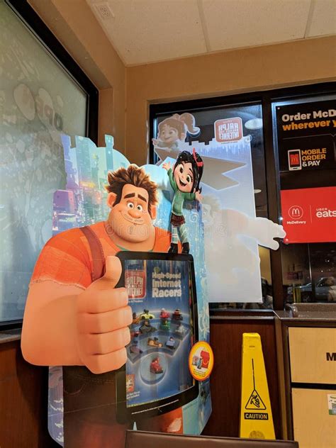Ralph Breaks The Internet Happy Meal Toys On Display Inside Mcdonalds
