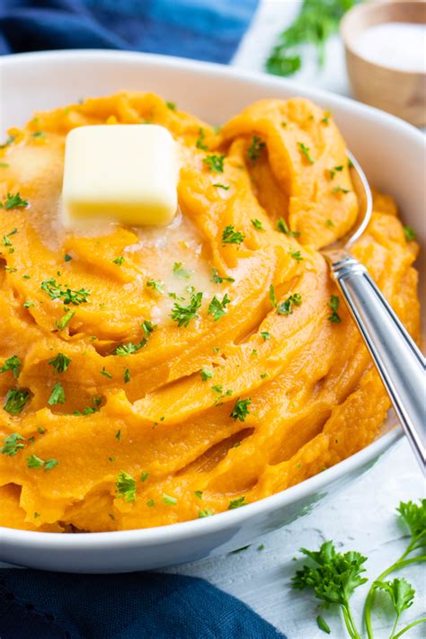 The whole sweet potatoes bake perfectly fine laying on a piece of foil for a super easy side dish. Mashed Sweet Potatoes | Recipe | Mashed sweet potatoes ...