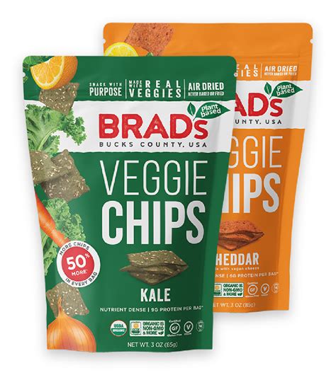 Veggie Chips Variety Pack Brads Plant Based