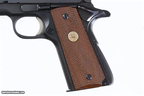 Colt 1911 Series 70 Mark Iv Blued 5 Barrel 45 Acp Wood Grips For Sale