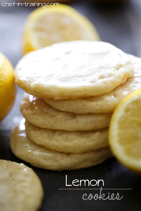 My husband did a cookie exchange at his workplace (guess who made the cookies). Lemon Cookies - Chef in Training