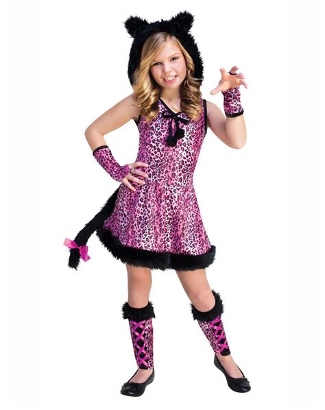 Pink Kitty Girls Costume Spirit Halloween Halloween Costume Store Pink Leopard Print Dress