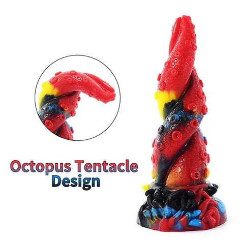 Buy Silicone Penis Realistic Dildo Octopus Tentacle Anal Plug At Affordable Prices — Free