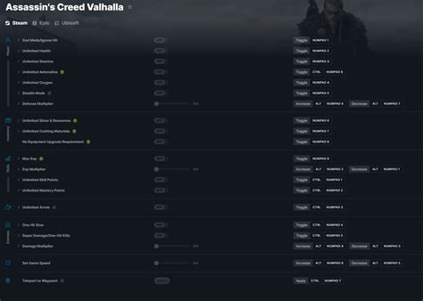 Assassin S Creed Valhalla Cheats Trainers Codes Games Manuals