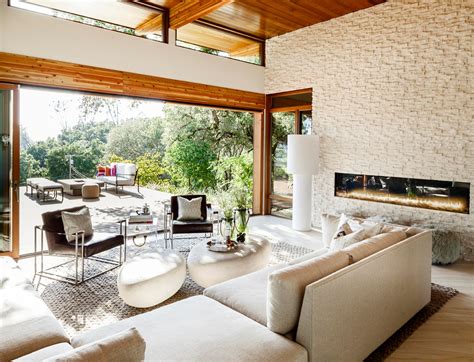 modern organic californian retreat  mas interior design