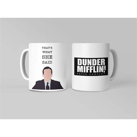Caneca Personalizada The Office Thats What She Said Shopee Brasil