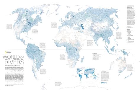 World Rivers Map Printable Interactive Database Of The Worlds River