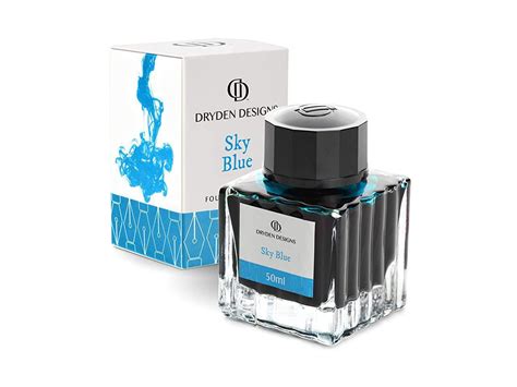 Dryden Fountain Pen Ink Bottle 50 Ml Luxury Edition Sky Blue Fountain