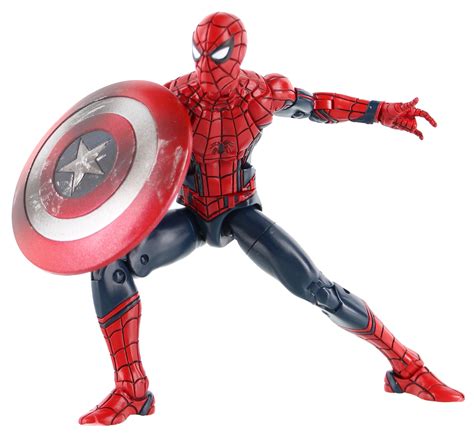 captain america civil war spider man marvel legends figure officially revealed cosmic book news