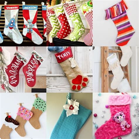 Diy Christmas Stockings To Hang On The Mantel Diy Candy