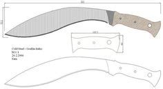 Most of the patterns i've created and continue to create with my own vision, as an artist. Printable Knife Templates | Homemade Knife Template ...