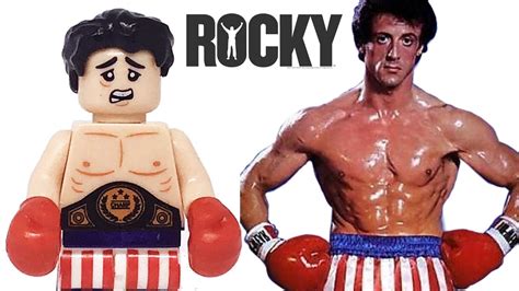 Rocky Balboa Unofficial Lego Minifigures Youtube